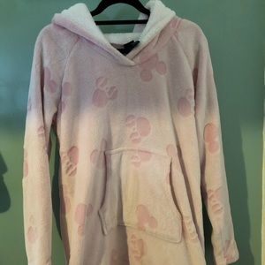 NWOT Disney Mickey & Minnie Fleece Hoodie Dress